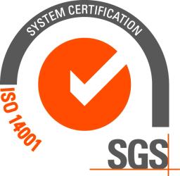 SGS ISO 14001 -sertifioinnin logo