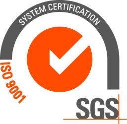 SGS ISO 9001 -sertifioinnin logo